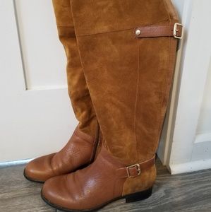 Knee high riding boots